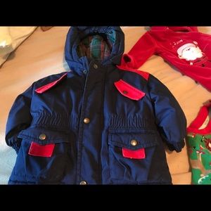Children’s clothes coats and Pj’s